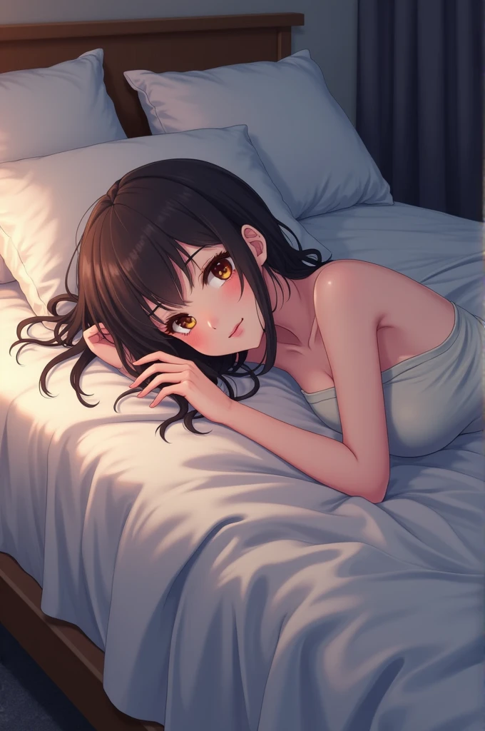 anime girl sexy di kasur