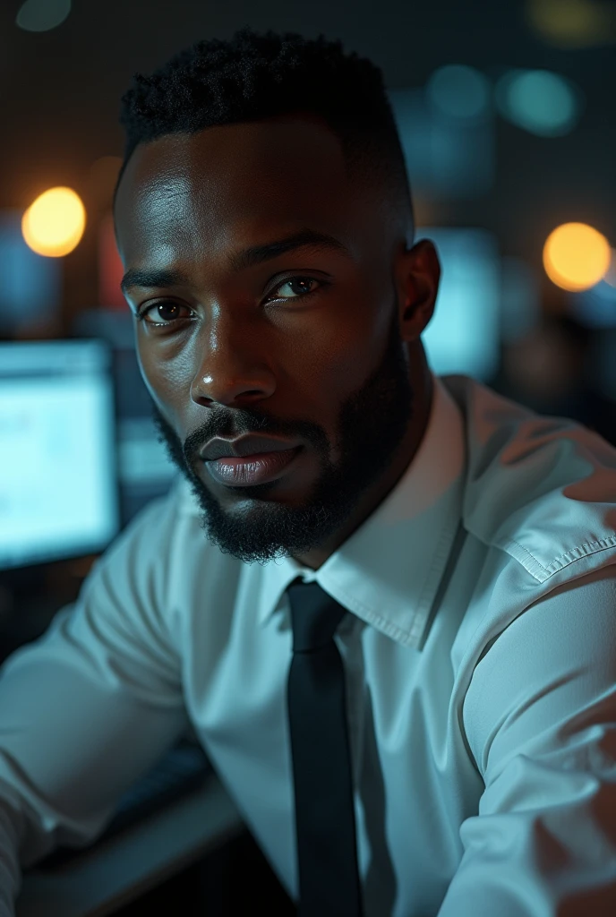 mAKE A HUMAN BEING, his name is fxhitman, a forex trader known for his market sniping abilities, black guy btw
