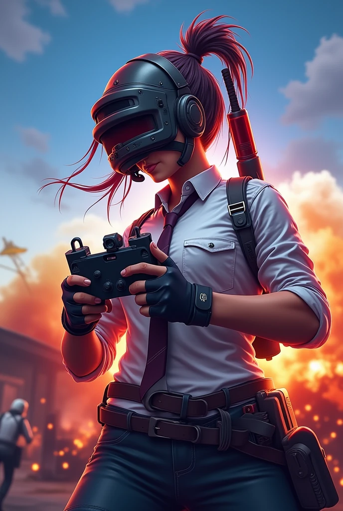 Anyaa gaming Play bgmi youtube thambnail