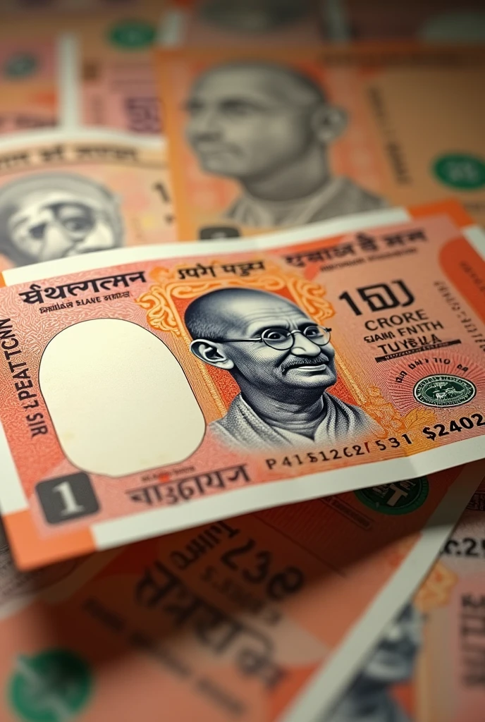 Realistic one crore indian rupees note writing reserve bank of India 