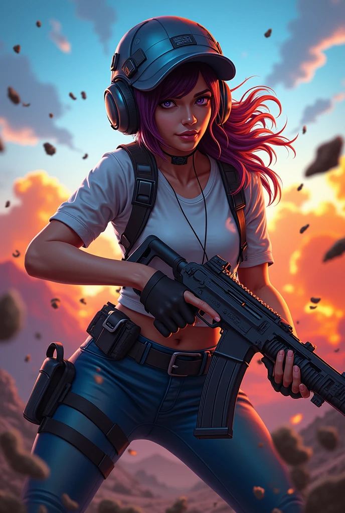 Anyaa gaming Play bgmi youtube thambnail 