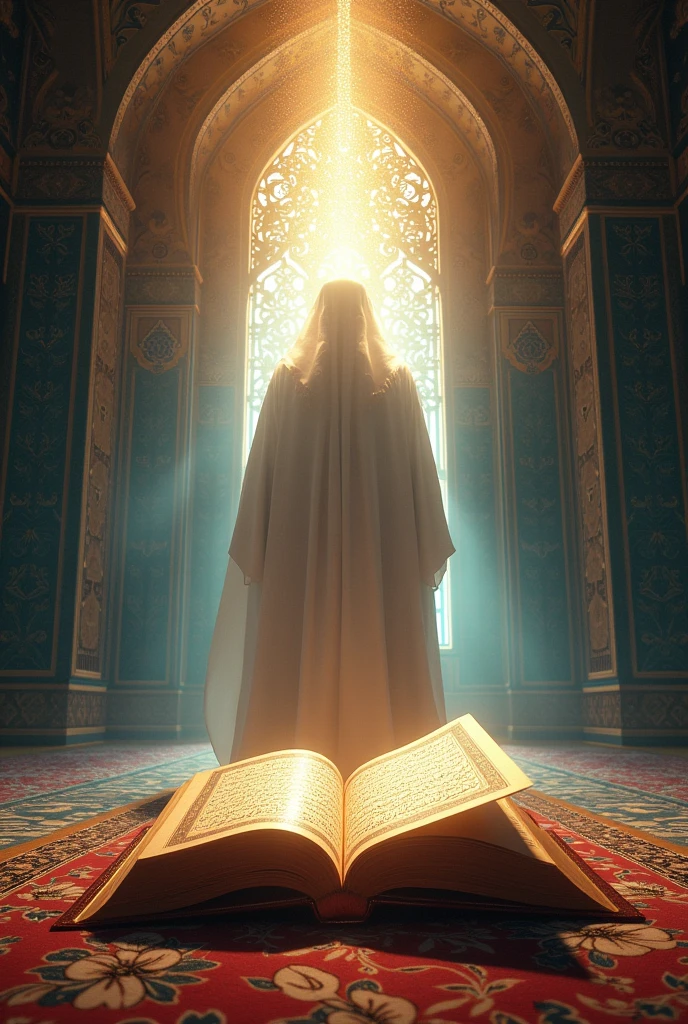 Islamic picture with Allah and quran