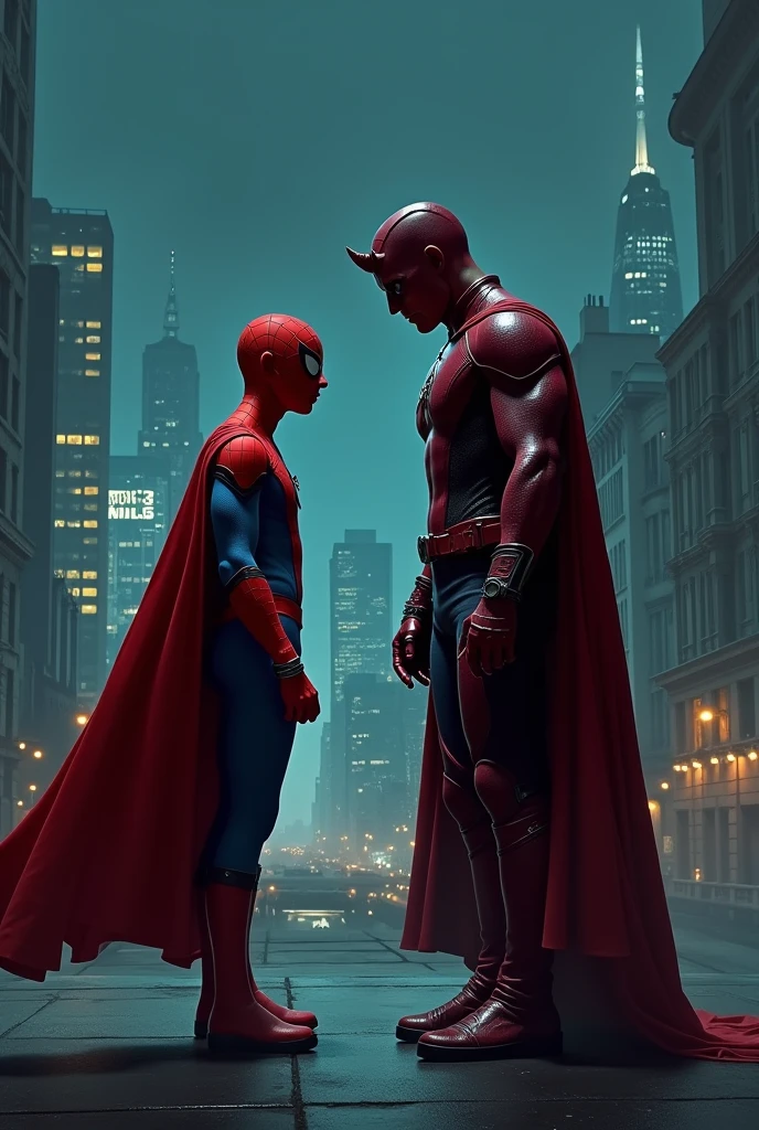 Matt Murdock Mentoring Spiderman