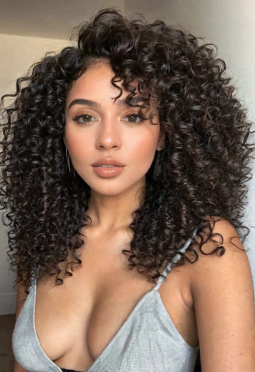 Black women with curly hair 