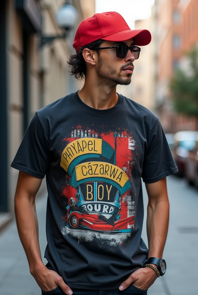 Fashion T-shirt style cap T-shirt