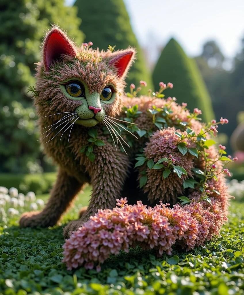 topiary cat