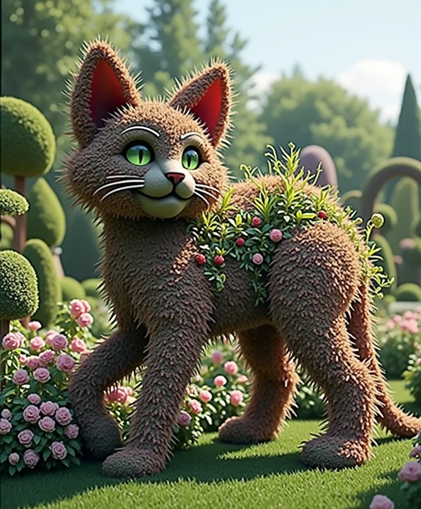 topiary cat