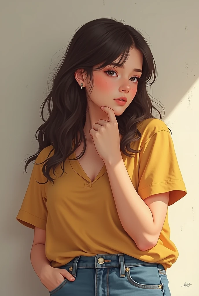 A age girl who has gained weight