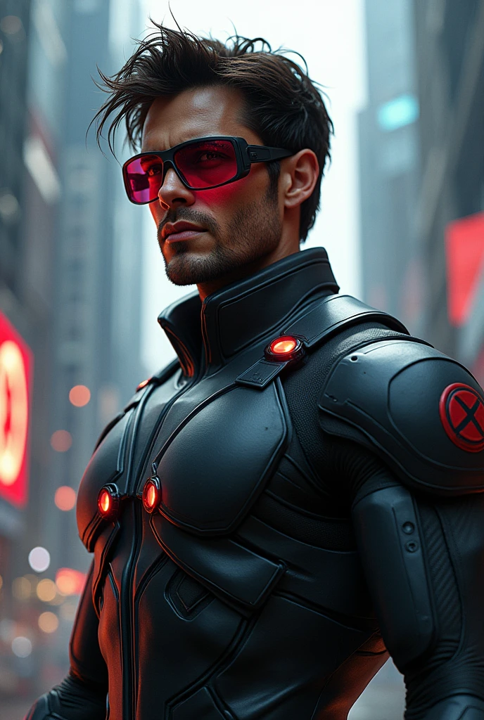 Make a picture of Jacob Elordi as Cyclops