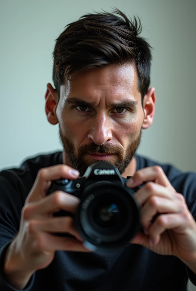 Messi is capturing messi picture 