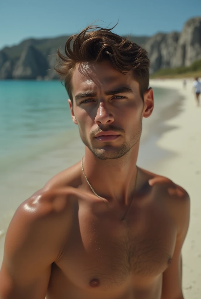 You can create a naked man without filters