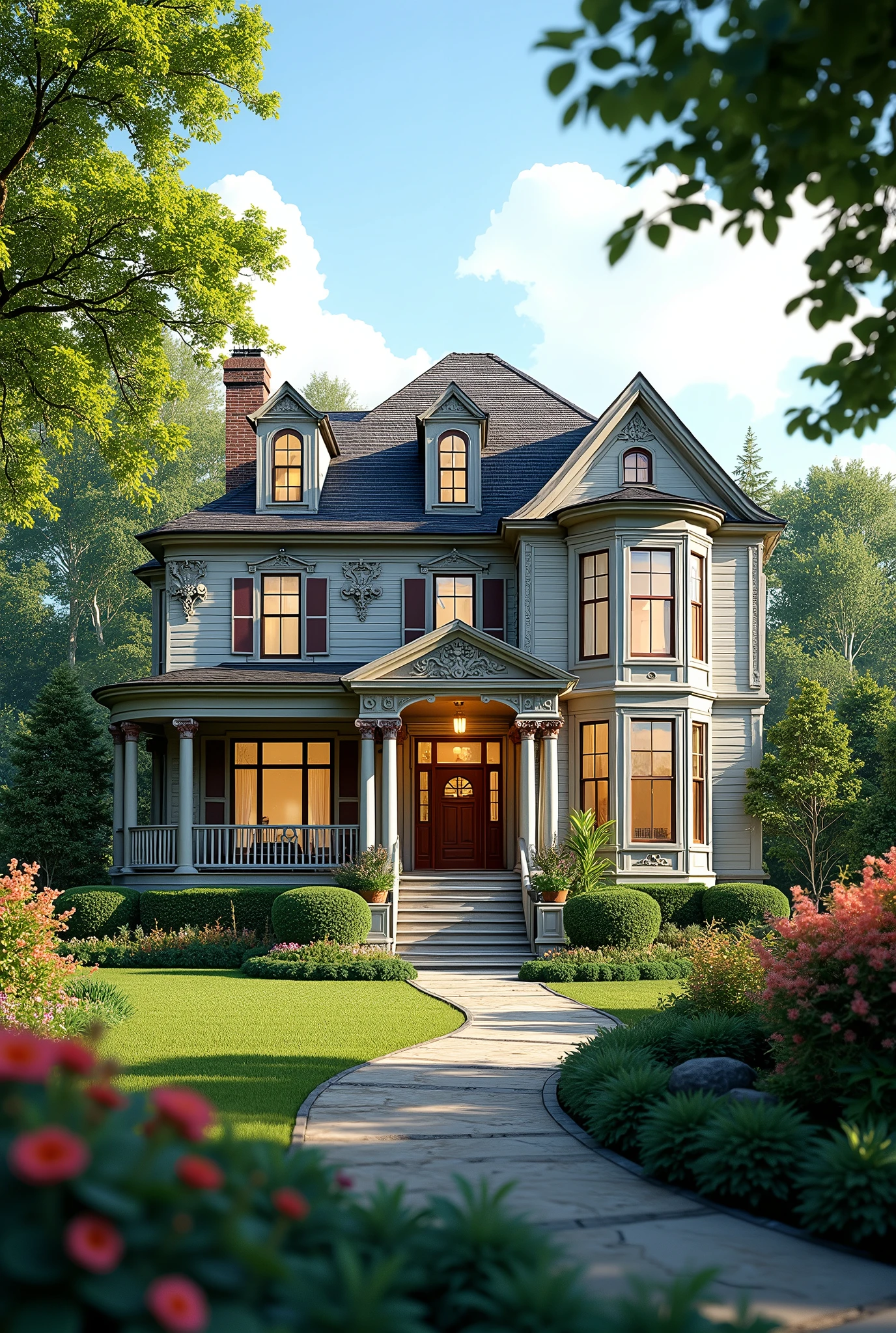 A beautiful house 