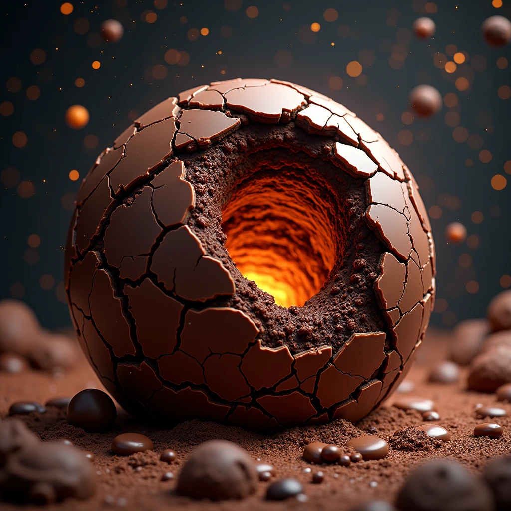 imagine big ban as a giant dessert with chocolate