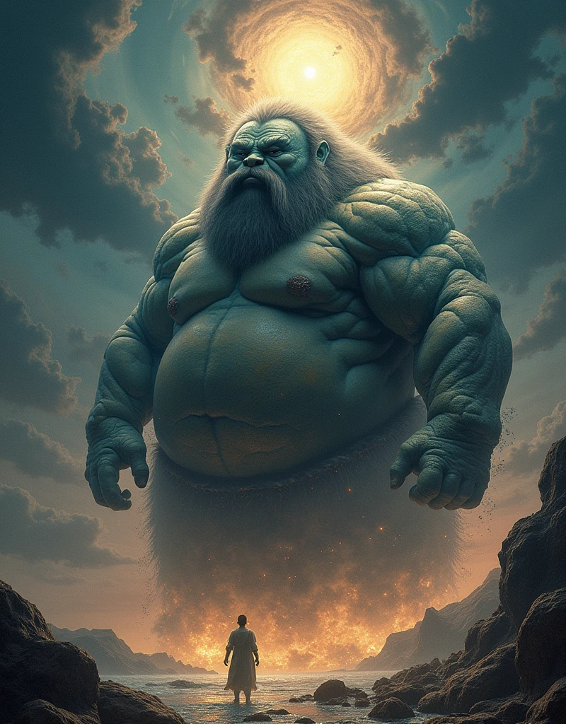 Long, long ago, the universe was not yet formed, and everything was in chaos. This chaotic state is called the "chaos egg", which contains all possibilities and infinite space. In this chaos egg, a great life was born - Pangu. Pangu slept in the chaos egg for 18,000 years until one day, he suddenly woke up. Pangu found that it was pitch black around him, there was no distinction between heaven and earth, no light and darkness, no life and everything. So he decided to use his own power to break this chaotic state and create a new world. Pangu held a huge axe and chopped the chaos around him. With his efforts, the chaos egg began to crack, and the light and clear matter rose to become the sky, and the heavy and turbid matter sank to become the earth. Pangu stood between heaven and earth, preventing them from remerging. The sky rose one zhang every day, and the earth thickened one zhang every day, and Pangu's body grew accordingly, supporting the separation of heaven and earth. After another 18,0