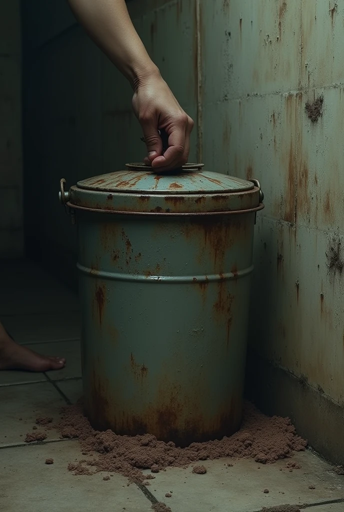 Siff shit in a 3. Reich&#39;s trash can
