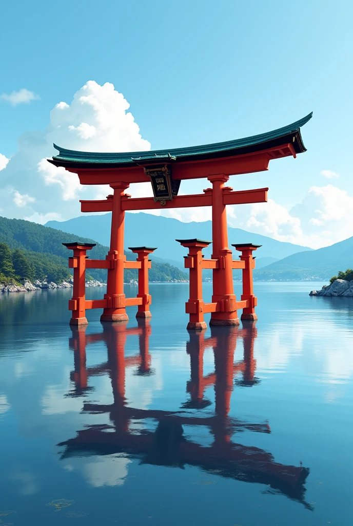 Itsukushima Shrine and Torii Gate in Hiroshima Prefecture
