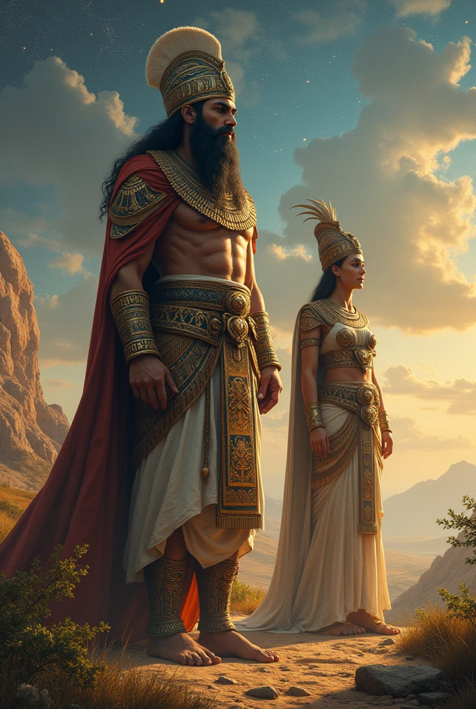 Enlil and enli god realistic