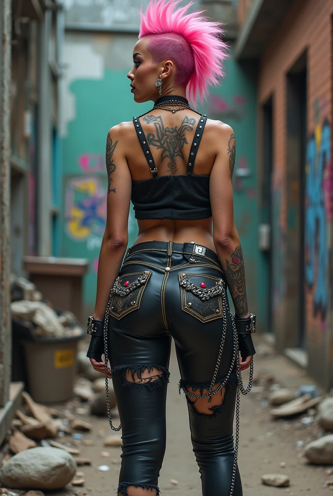 Create a punk with a big