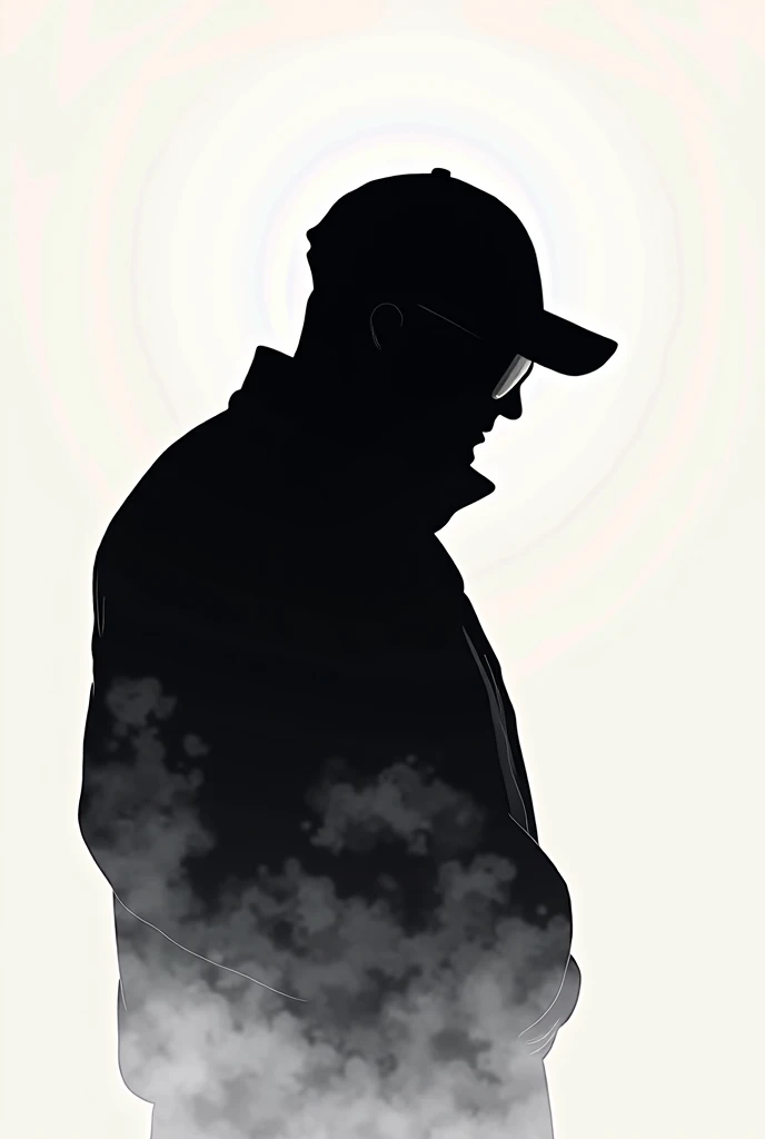 A logo of a dilueta wearing a black cap and sunglasses in danger mode 