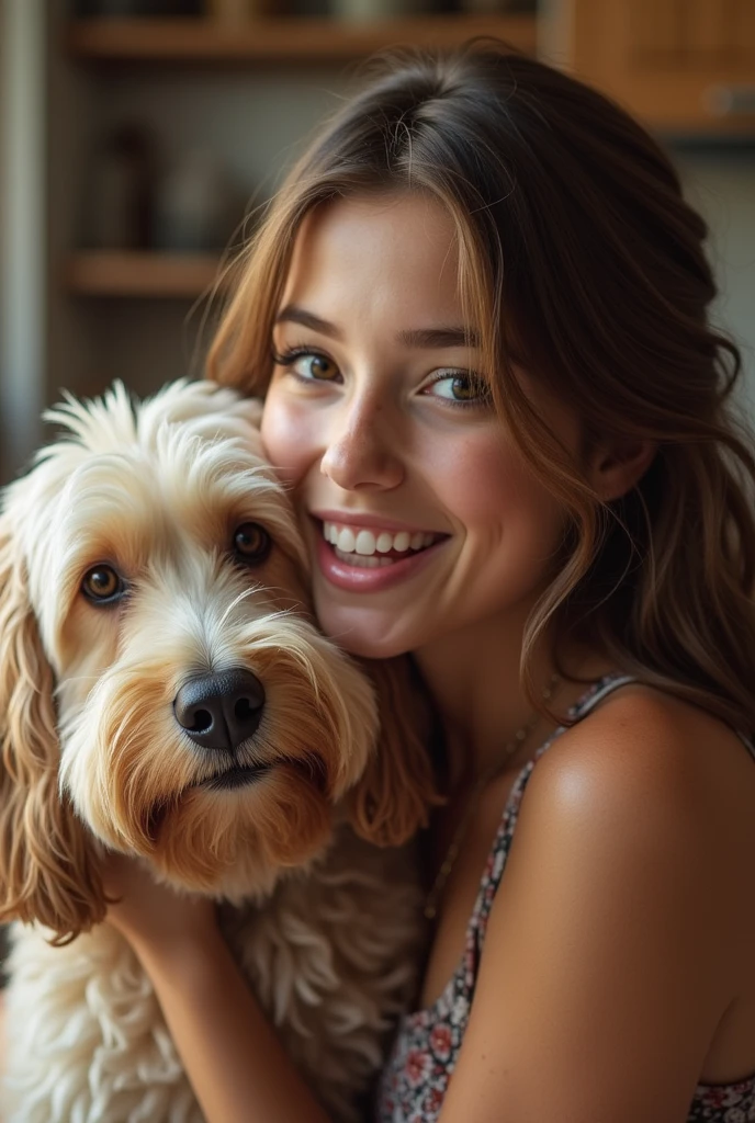 Girl blowjob with dog penis 