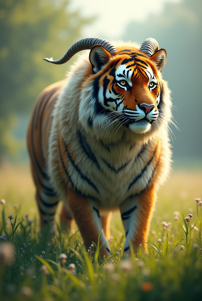 Tiger and sheep mix
