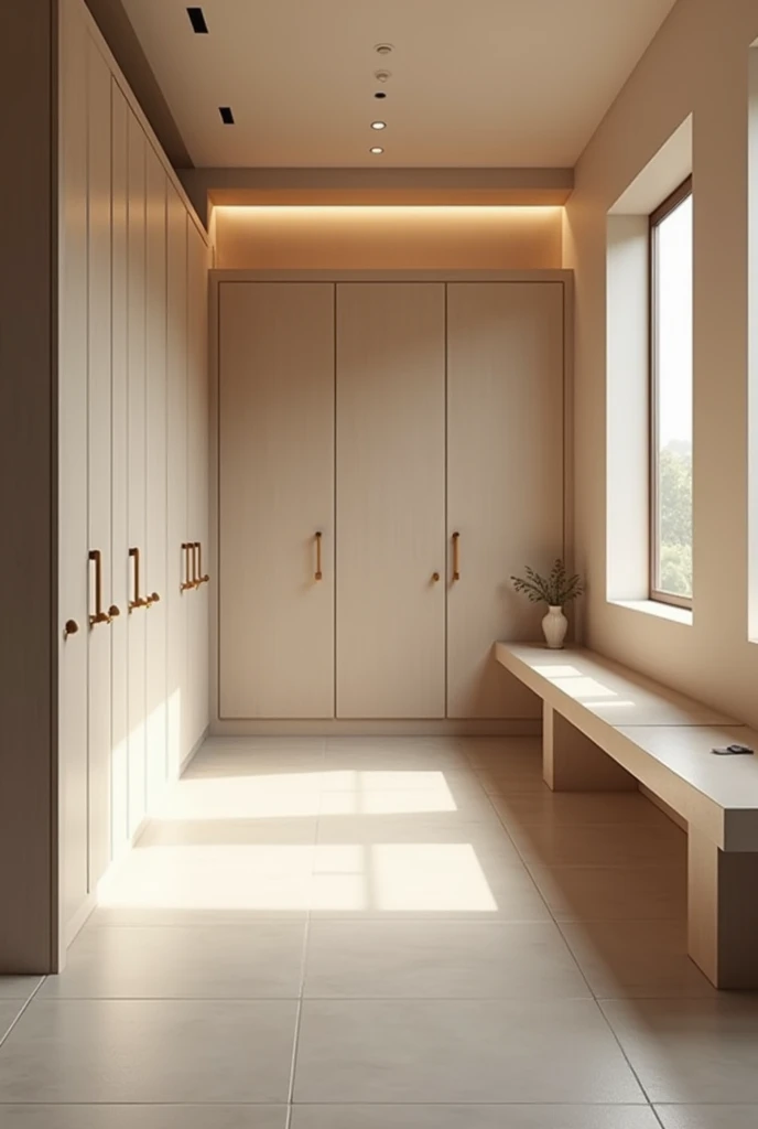 Changing room, modern, No one