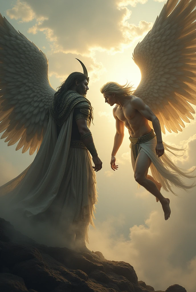 Enlil and lucifer god realistic