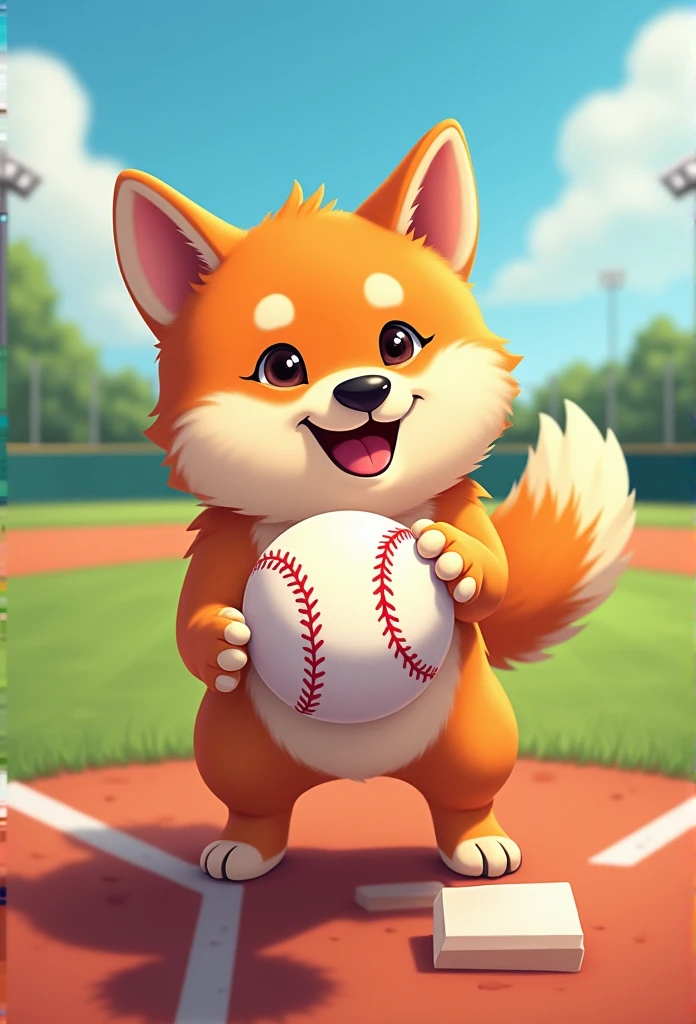 Shiba Inu、baseball