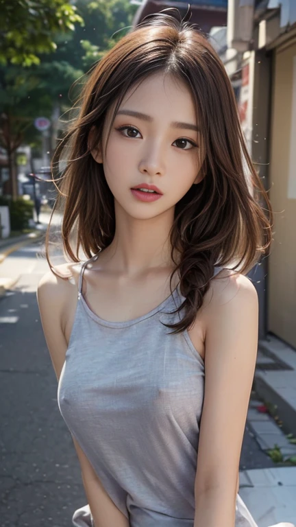 ((16K, masterpiece, RAW Photos, Highest quality,Ultra-high resolution, Realistic, Highly detailed CG integrated in 16K)), 8k, diamond,wallpaper, Written boundary depth,Beautiful Face:1.4,big, Beautiful double eyelids,Cinematic Light,Beautiful Face,(Detailed face),(slender and cute woman:1.4),(20-year-old:1.4),(With the same expression:1.4),close ~ eye,(Pause, Skin color, And the clothes remain the same.:1.4),Accurate anatomy:1.4,((nsdw,naked,Pussy))