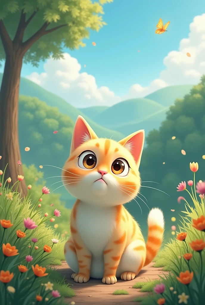 Ghibli style Cat