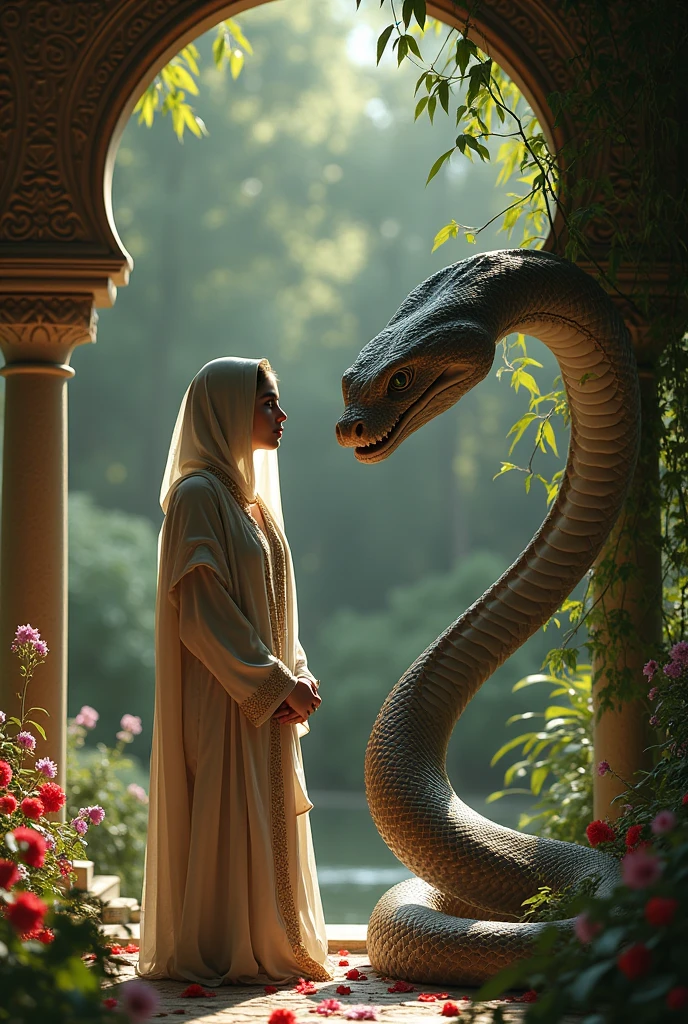 Pakistani Muslim girl marry with snake