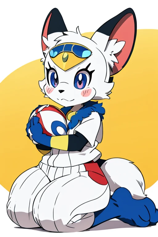 Furry female cockroach with white mask alola pokemon sun and moon fursuit mascot baseball style 