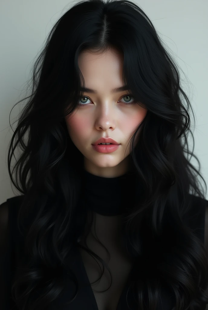 black hair
