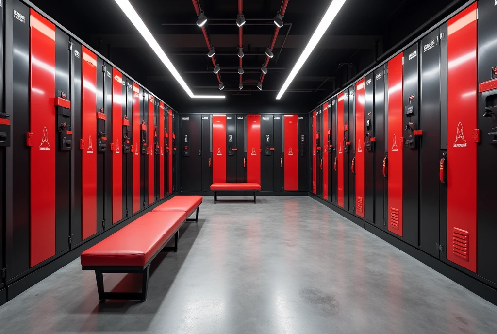 Changing room, sporty style, racer, No people , modern, Left center