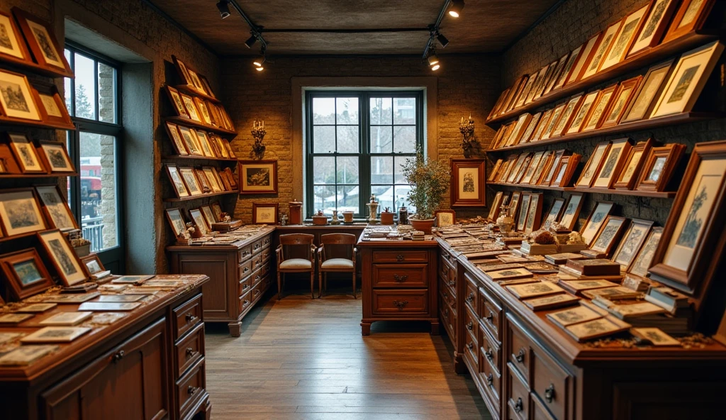a store full of frames