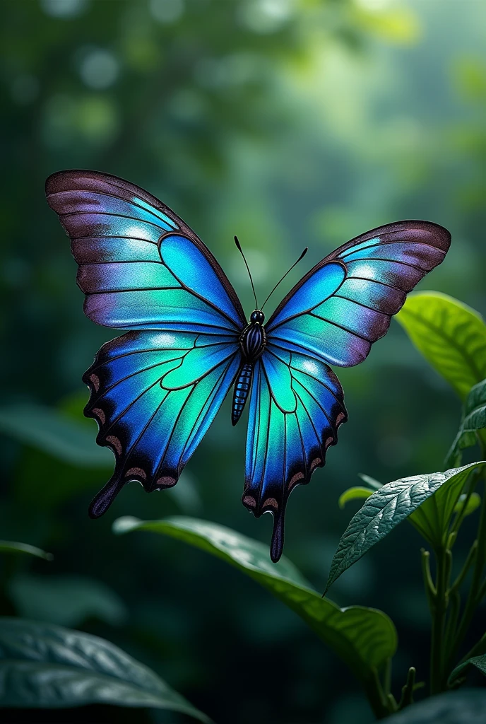 I want something that the butterfly has or is, That is to say, I want a blue morpho butterfly together with the emerald comet butterfly. I want a combination and not a puzzle. 