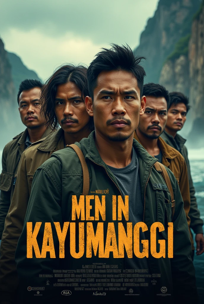 Movie title screen with the words "Men In Kayumanggi"
