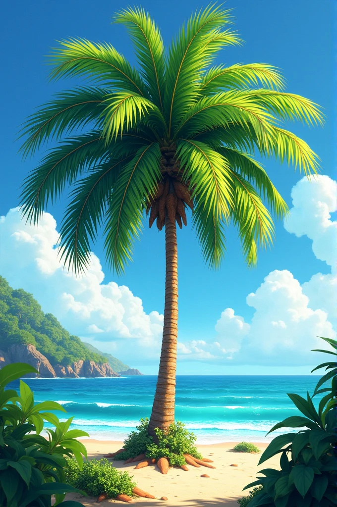 make me a palmera tree