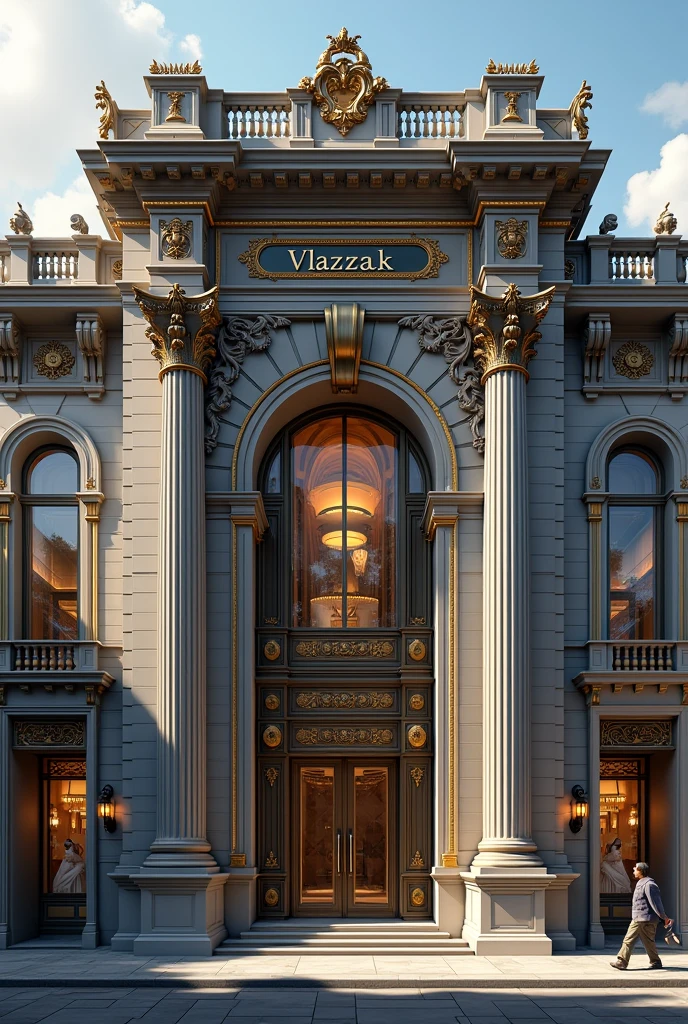 Facade of a store named Vlazzak I want something bigger