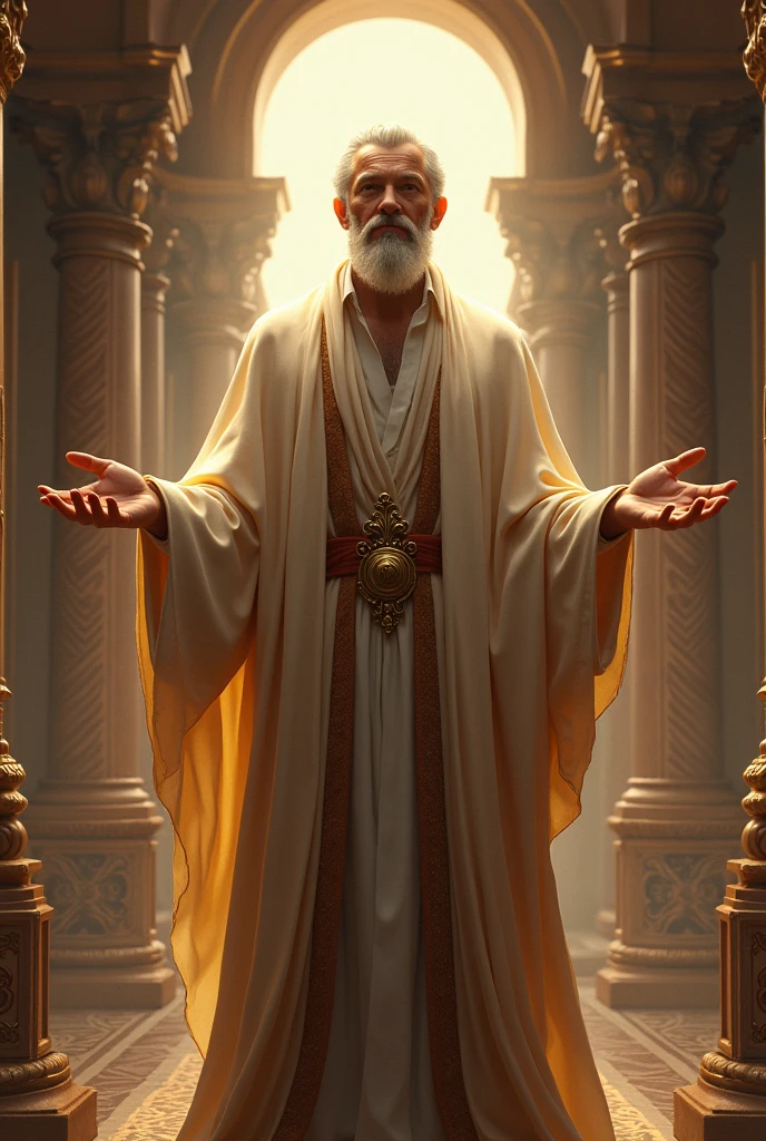 : "rafael, the curator. He has the power to heal and guide, helping humanity overcome diseases and challenges."