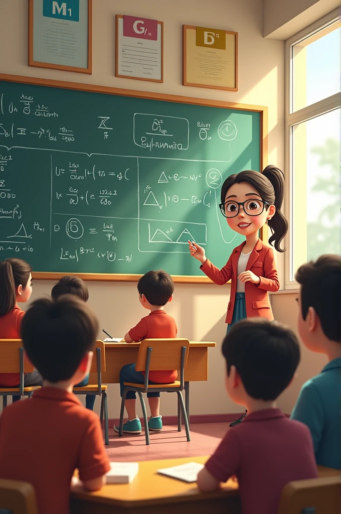 Cours sur des fonctions numerique au tableau et ecrire au dessus"centre de formation eureka"