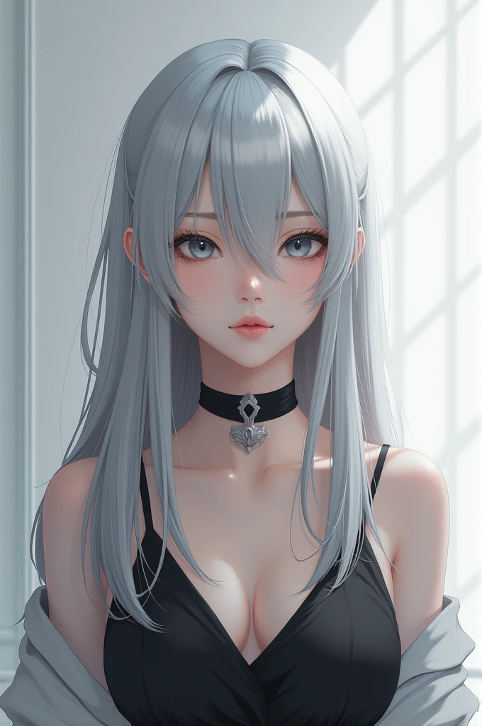 Suzumi Hyllested - Suzumi Tribute. Half-Danish, half-Japanese girl with grey eyes and straight silver hair styled hime cut and side bangs.
Stand at 175cm with the weight of 52kg.