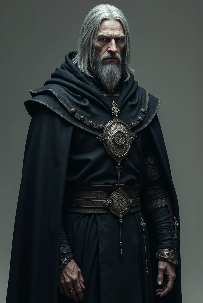 Character Snapshot:
Name: Thaddeus Mourningstar
Race: Nord (for their cultural reverence for the dead and connection to Skyrim)
Gender: Male
Class: Deathguard / Priest of Arkay
Alignment: Lawful Good
Deity: Arkay, God of Life and Death
Appearance:
Skin Tone: Pale, with the complexion of someone who spends much time indoors or in the cold.
Hair: Shoulder-length gray hair, often tied back, with streaks of white.
Eyes: Deep blue, with a somber, reflective gaze.
Body: Lean and tall, with a strong, but not overly muscular build.
Clothing: Dark robes with silver accents, symbolizing the balance between life and death. Occasionally wears a hood that partially obscures his face.
Accessories: A ring inscribed with the symbol of Arkay, and an amulet of Arkay prominently displayed over his chest.