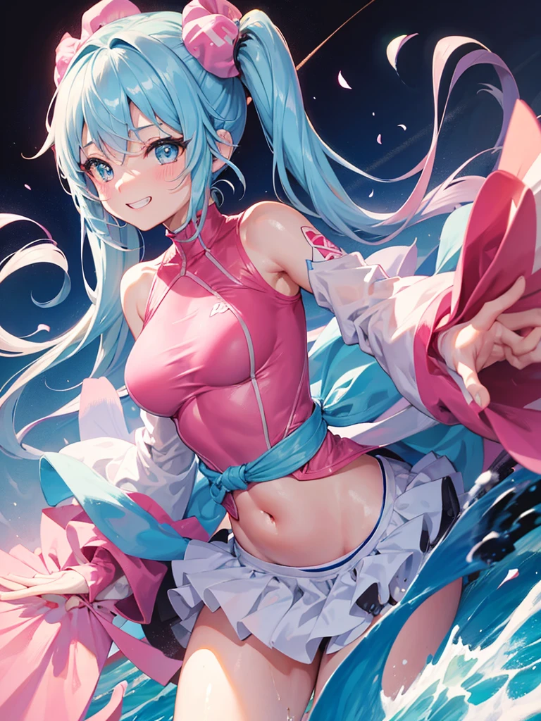 hight resolution, top-quality, ultra-quality, The ultra-detailliert, lighting like a movie、full of sweat、Wearing sweat、(((((sexy precure all stars,))))((blowjob、handjob、, on body、cum on face、))Anatomy accurately、beautiful nipples、