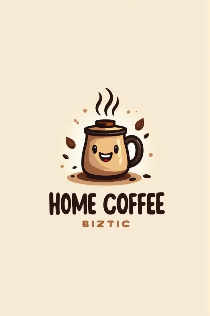 create me a logo of a home coffee vacuum cleaner