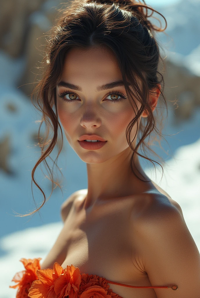 Masterpiece artwork, An ultra hot, beautiful european. 2. she is a playmate,men's magazine template.(((Rubeira in elaborate dress is in cinematic, snowy slot canyon, fot))) soft lighting, colors, Very detailded, dramatic lighting, trendy digital art on Artstation 8k HD High Definition detailded realistic, detailded, texture skin, Hyperdetailded, textura de pele realista, armors, best qualityer, ultra high resolution, (photorrealistic:1.4), high resolution, detailded, raw photo, re sharp, filme nikon d850 fot 4 câmera kodak portra 400 f1.6 lens rich colors hyper realistic lifelike texture dramatic lighting unrealengine trending on artstation cinestill 800, (((accurate female anatomy, perfects eyes))) (((500 pixels, stopper, Photo preview.ru, metatar, ISO noise))) (((swf clothes)))