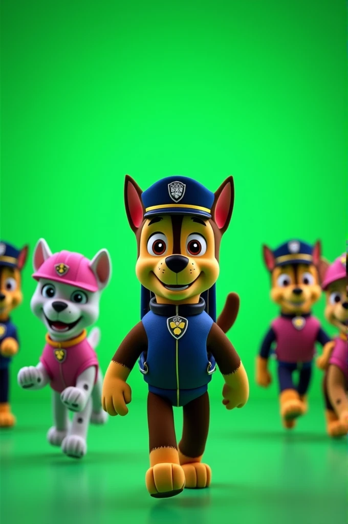 Paw patrol chase coffin dance green screen 