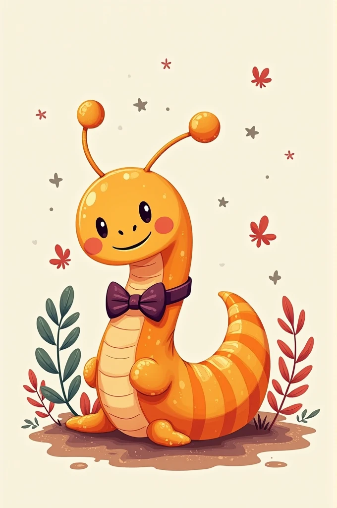 Make a profile picture for an online shop called WormsSHOP