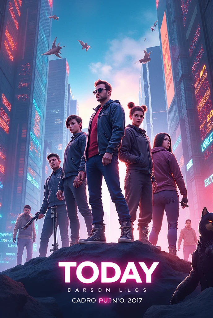 I want a poster for supporting a project
Rhis project acrive in creating game
The project name is "today"