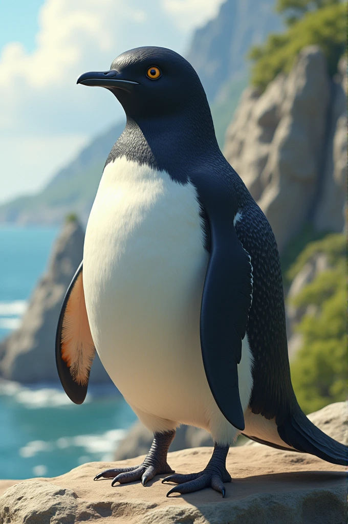 Penguin mix with pegion